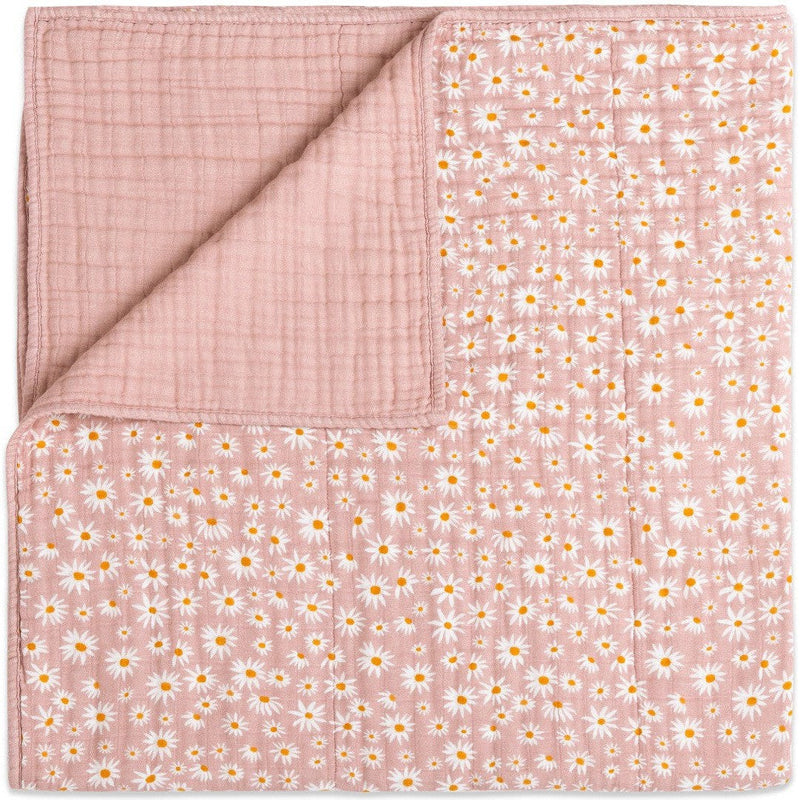 Load image into Gallery viewer, Babyletto Daisy Muslin Quilt in GOTS Certified Organic Cotton
