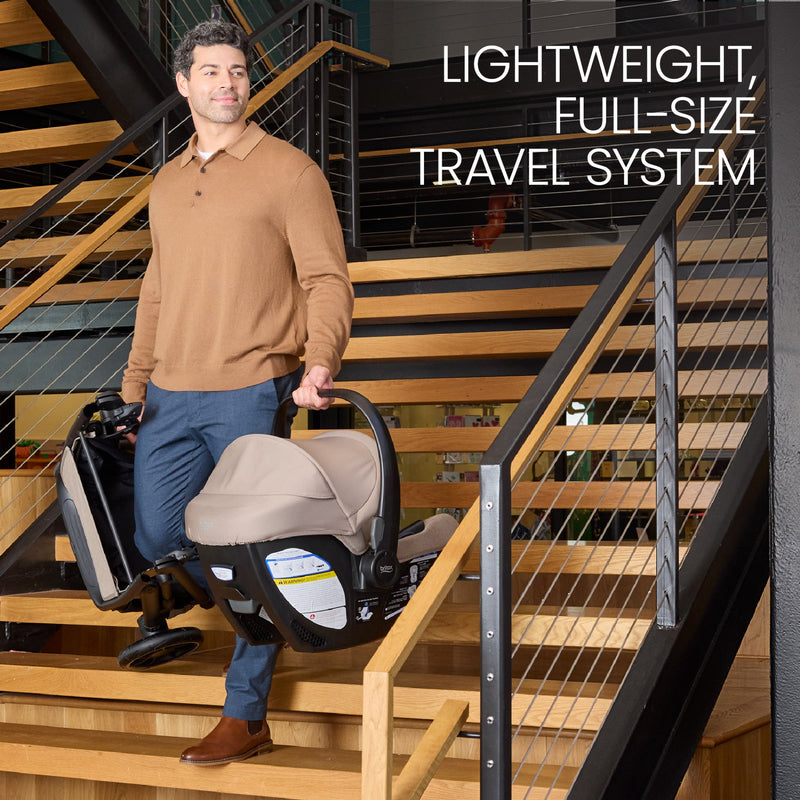 Load image into Gallery viewer, Britax Prism Full-Size Travel System with Willow S Infant Car Seat + Alpine Base
