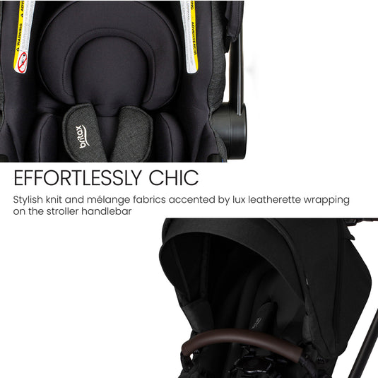 Britax Prism Full-Size Travel System with Willow S Infant Car Seat + Alpine Base