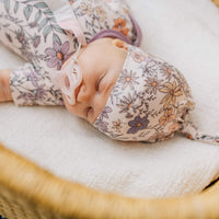 Copper Pearl Top Knot Hat | Flora