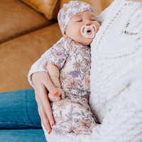 Copper Pearl Top Knot Hat | Flora