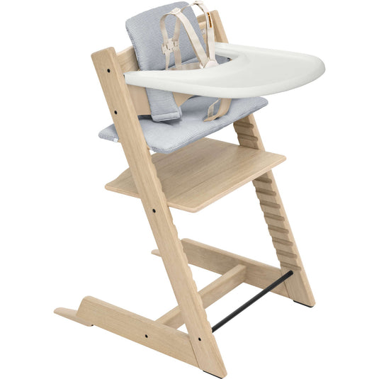 Stokke Tripp Trapp High Chair² Oak with Cushion and Stokke Tray