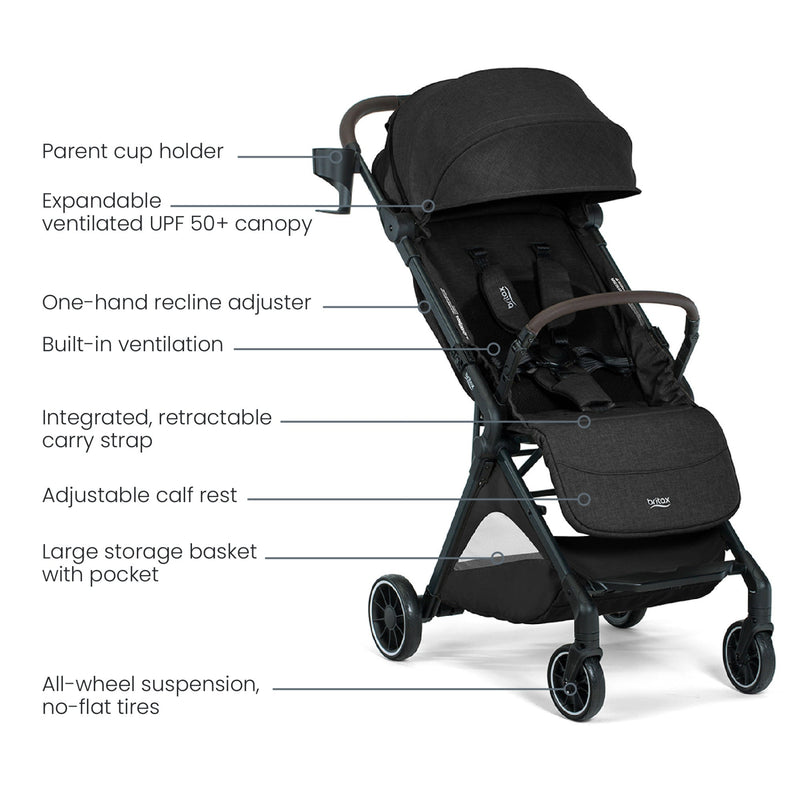 Load image into Gallery viewer, Britax Juniper+ Compact Stroller with One-Hand RapidFold
