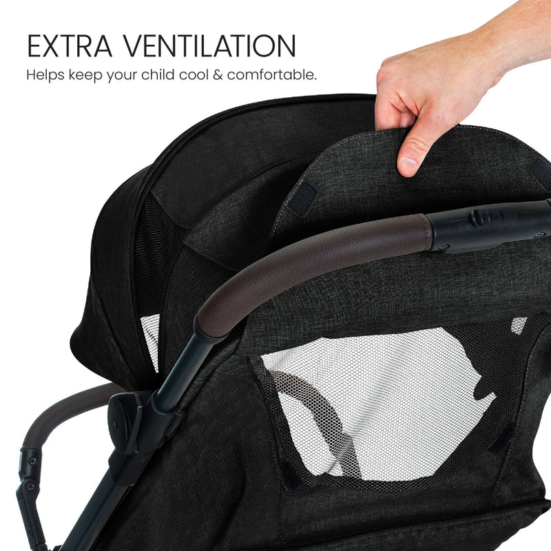 Load image into Gallery viewer, Britax Juniper+ Compact Stroller with One-Hand RapidFold
