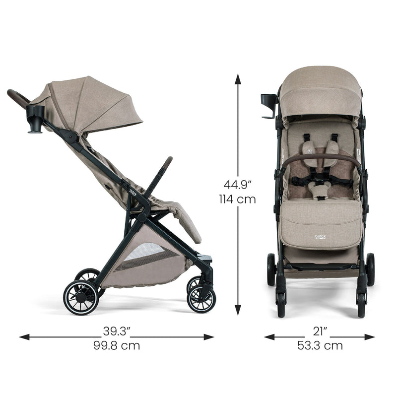 Load image into Gallery viewer, Britax Juniper+ Compact Stroller with One-Hand RapidFold
