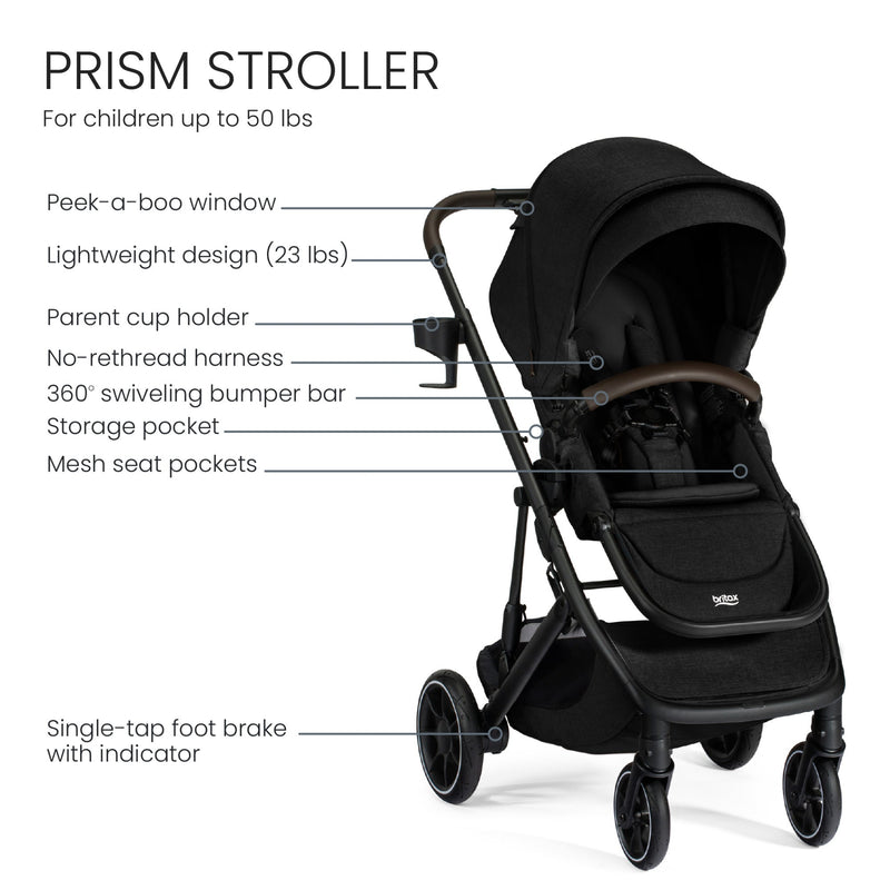 Load image into Gallery viewer, Britax Prism Full-Size Modular Stroller
