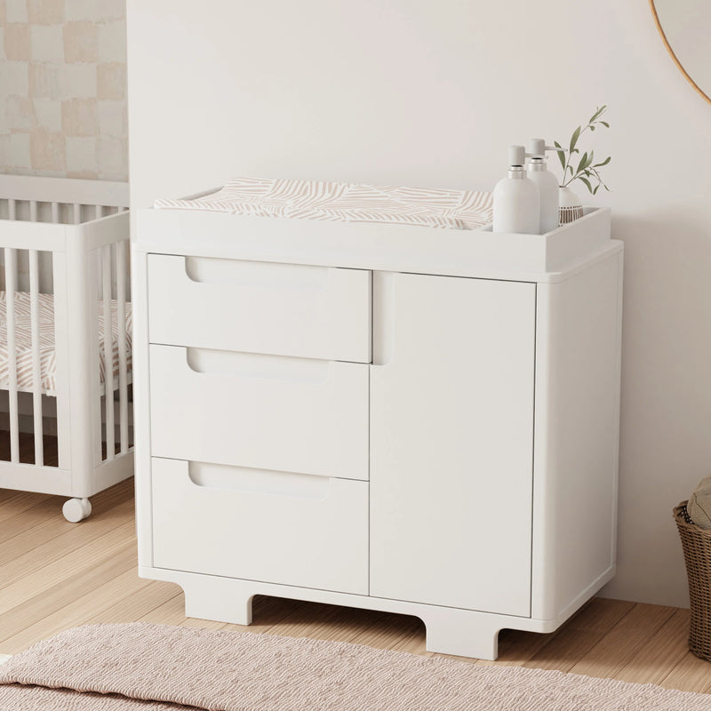 Load image into Gallery viewer, Babyletto Yuzu 3-Drawer Changer Dresser with Removable Changing Tray
