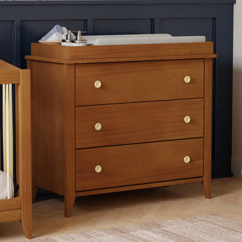 Load image into Gallery viewer, Babyletto Sprout 3-Drawer Changer Dresser with Removable Changing Tray
