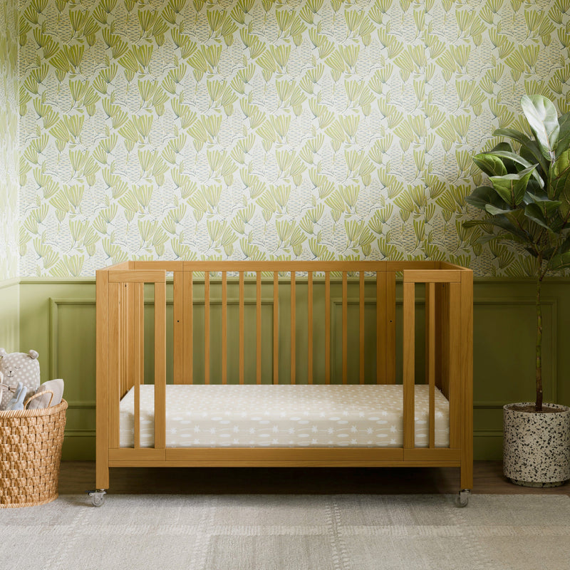 Load image into Gallery viewer, Babyletto Rolli 9-in-1 Convertible All-Stages Crib with Bassinet &amp; Toddler Bed Conversion Kits
