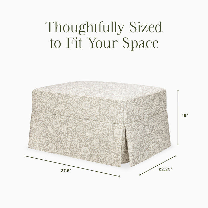 Load image into Gallery viewer, Morris &amp; Co. x Namesake Crawford Gliding Ottoman
