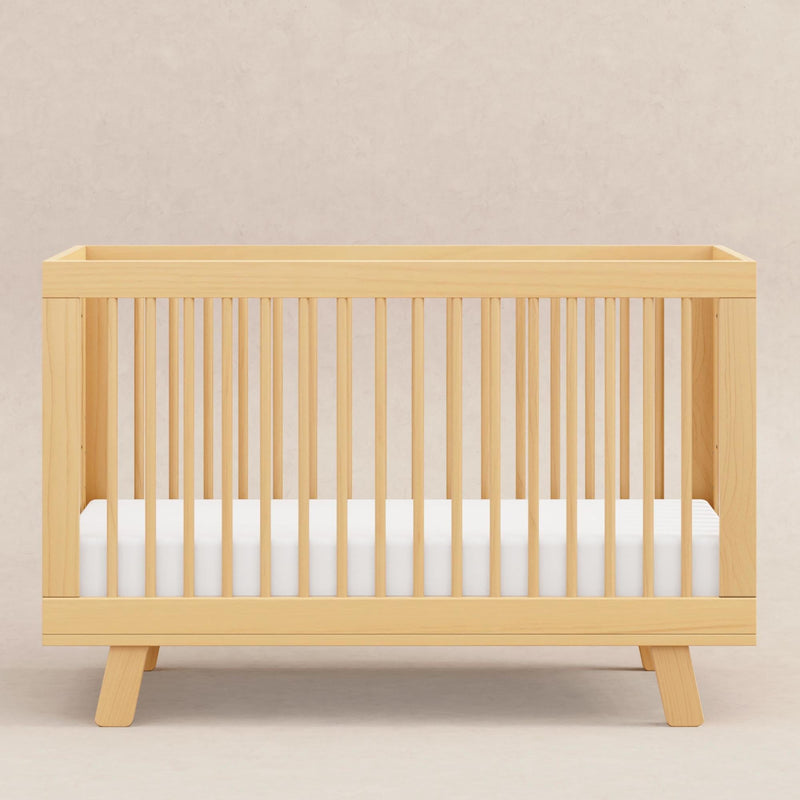Load image into Gallery viewer, Babyletto Hudson 3-in-1 Convertible Crib with Toddler Bed Conversion Kit
