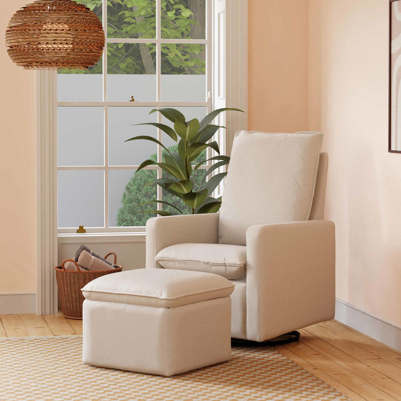 Load image into Gallery viewer, Babyletto Cali Pillowback Swivel Glider
