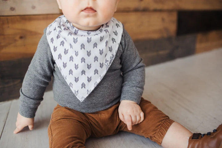 Load image into Gallery viewer, Copper Pearl Baby Bandana Bibs
