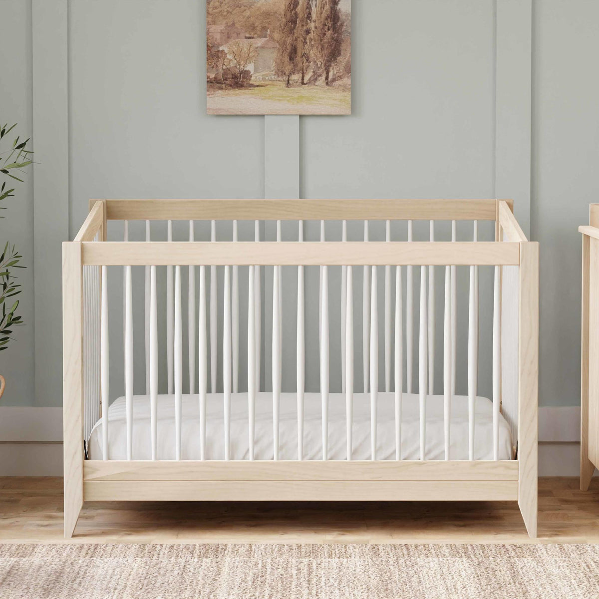Babyletto Sprout 4-in-1 Convertible Crib with Toddler Bed Conversion Kit