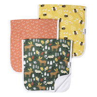 Copper Pearl Premium Burp Cloths 3 Pack
