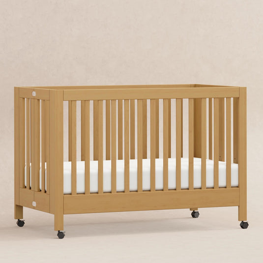 Babyletto Maki Portable Folding Crib with Toddler Bed Conversion Kit