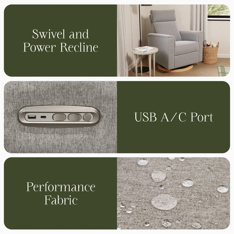 Load image into Gallery viewer, Namesake Willa Plus Power Glider Recliner + Power Headrest
