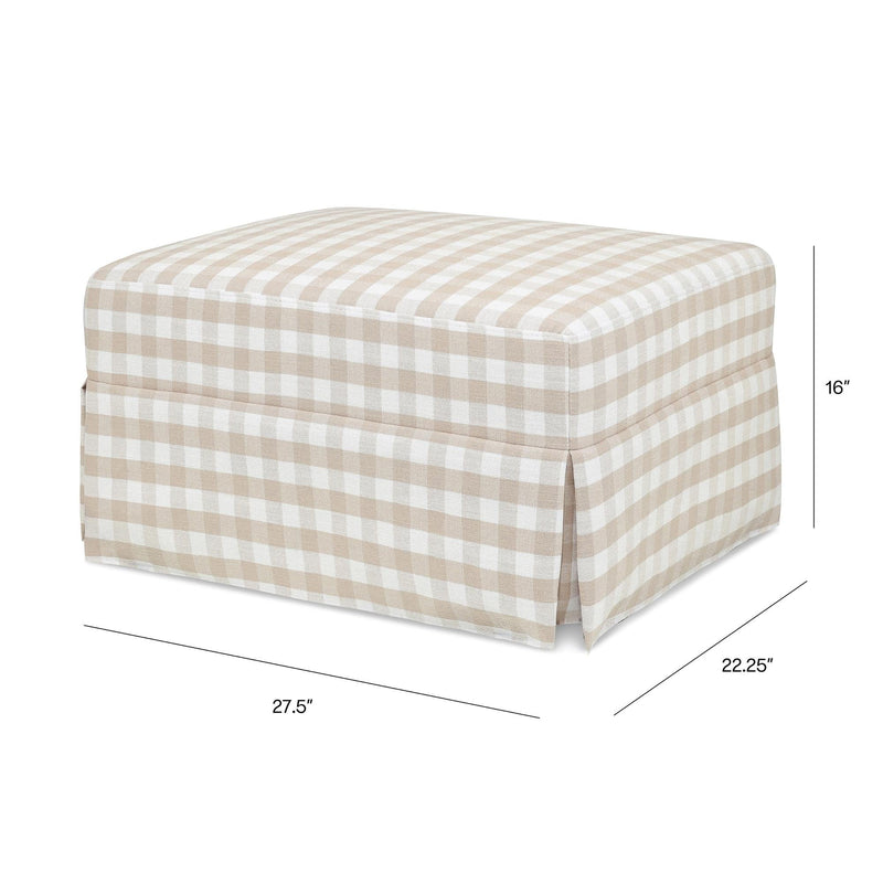Load image into Gallery viewer, Namesake Crawford Gliding Ottoman
