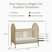 Namesake Alouette 3-in-1 Convertible Spindle Crib