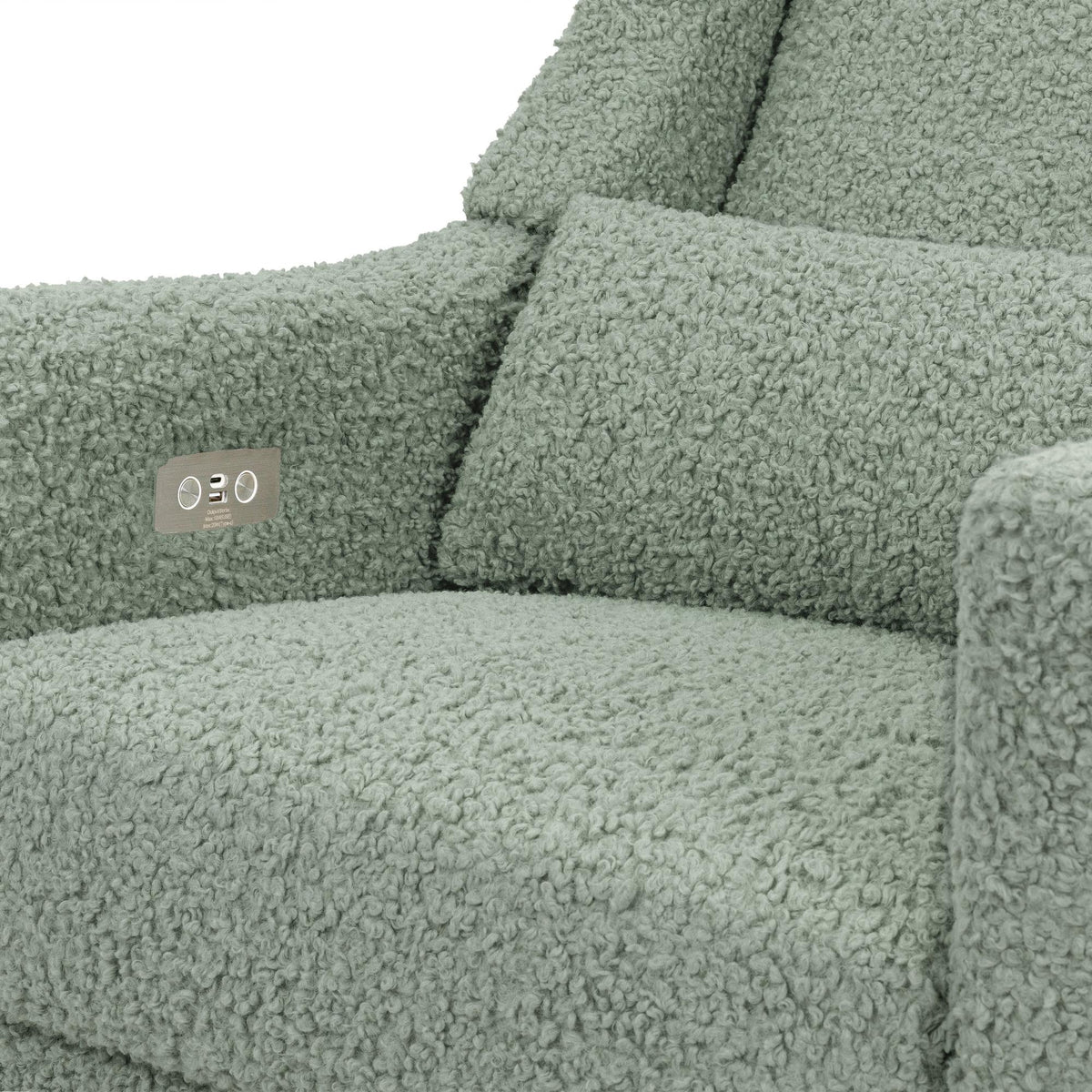 Babyletto Kiwi Electronic Recliner and Swivel Glider with USB port