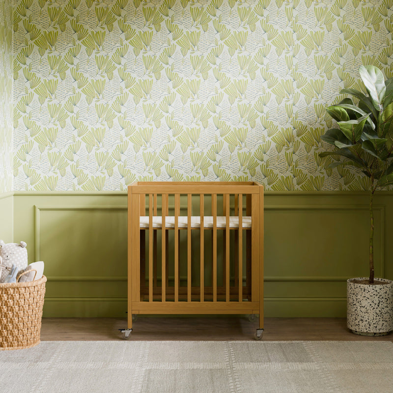 Load image into Gallery viewer, Babyletto Rolli 9-in-1 Convertible All-Stages Crib with Bassinet &amp; Toddler Bed Conversion Kits
