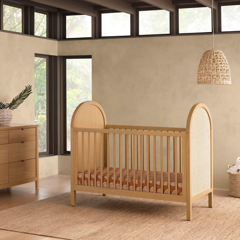 Load image into Gallery viewer, Babyletto Bondi Cane 3-in-1 Convertible Crib with Toddler Bed Conversion Kit
