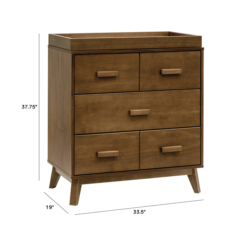 Load image into Gallery viewer, Babyletto Scoot 3-Drawer Changer Dresser with Removable Changing Tray
