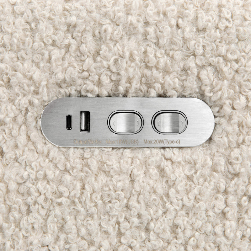 Load image into Gallery viewer, Babyletto Kiwi Plus Power Recliner and Swivel Glider with Power Adjustable Headrest and USB Port
