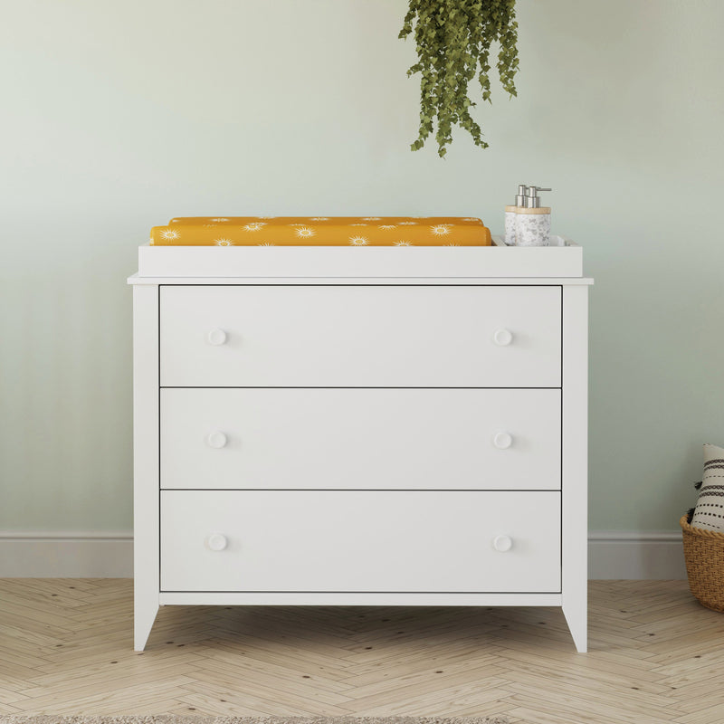 Load image into Gallery viewer, Babyletto Sprout 3-Drawer Changer Dresser with Removable Changing Tray
