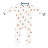 Kyte Baby Zippered Footie - Teddy Bears