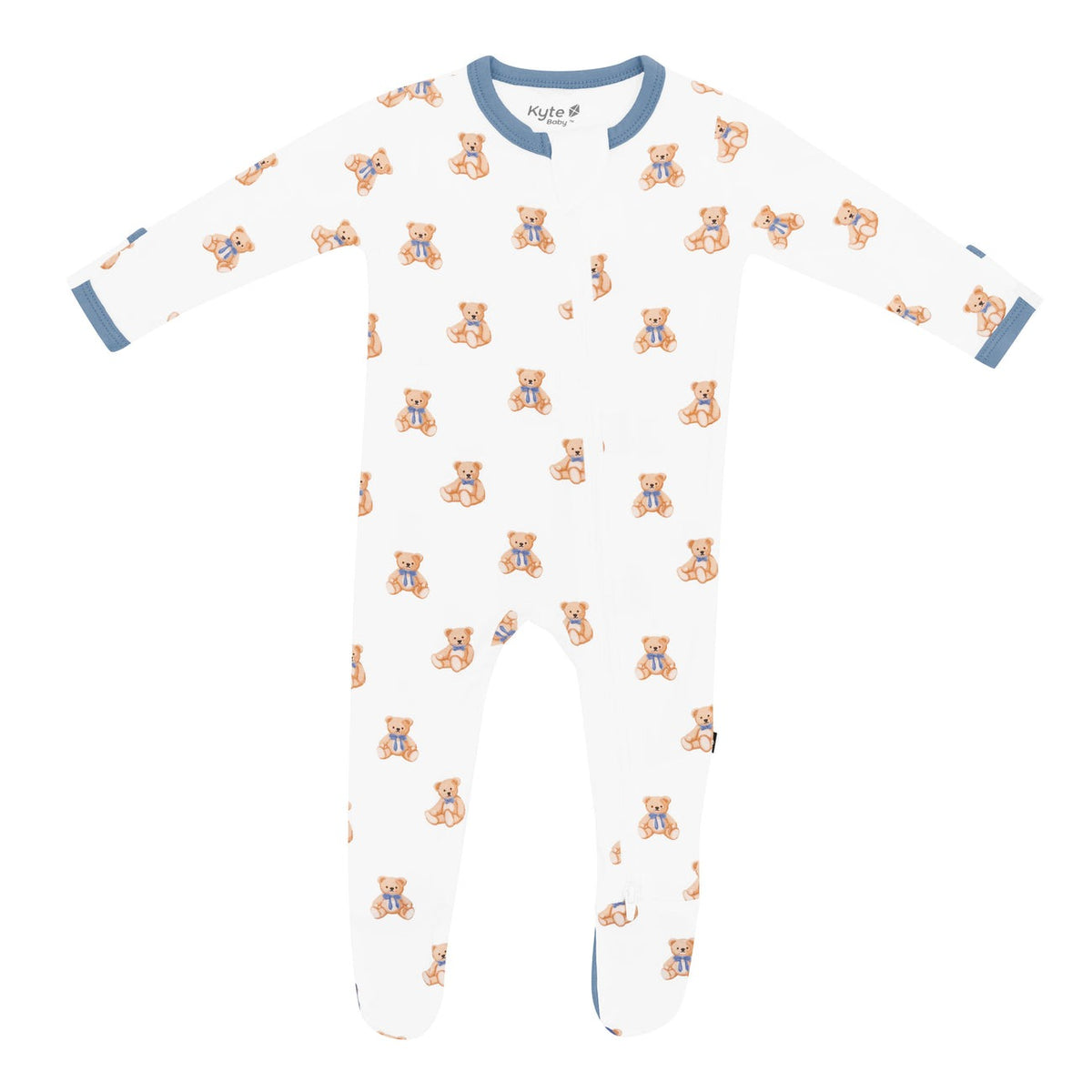 Kyte Baby Zippered Footie - Teddy Bears