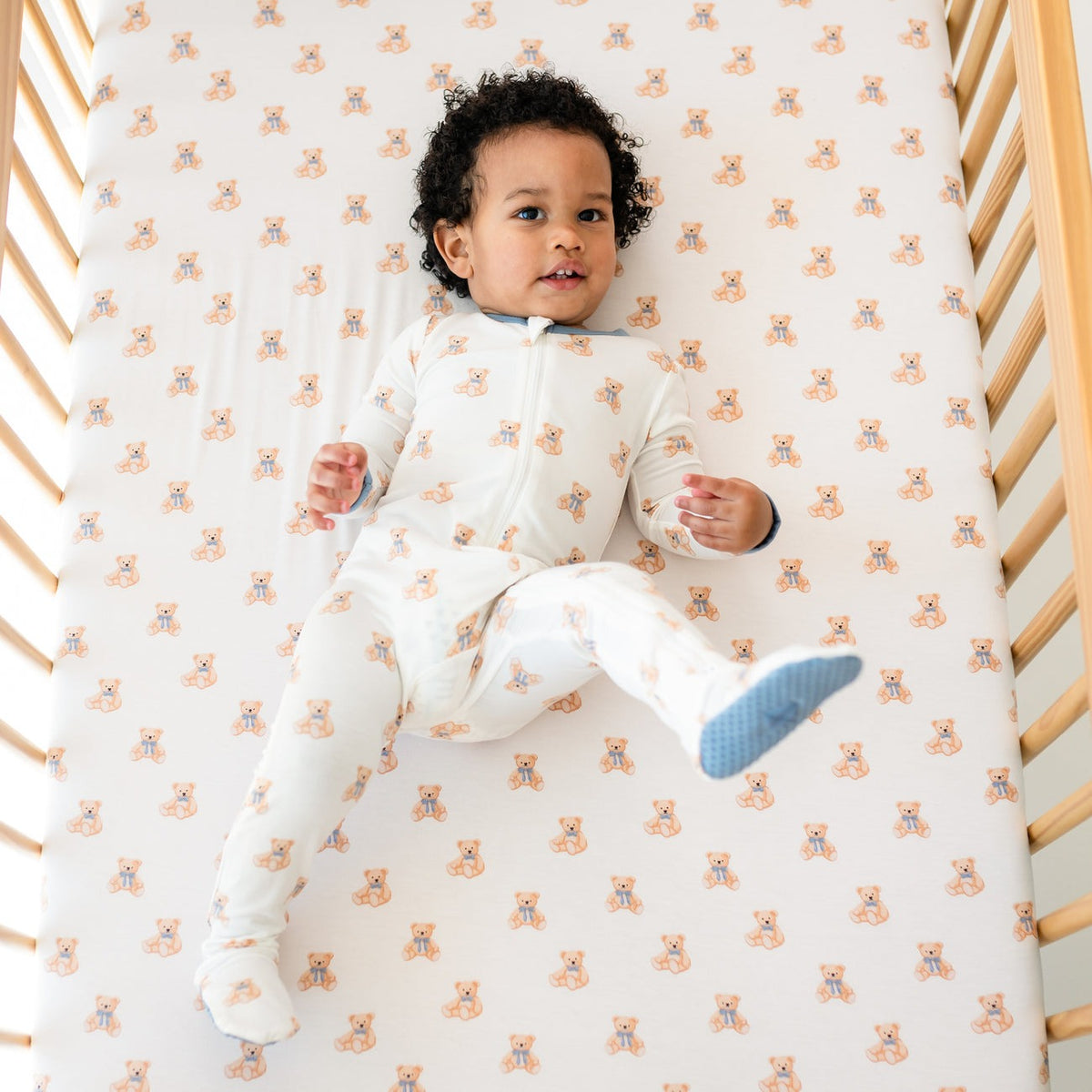 Kyte Baby Zippered Footie - Teddy Bears