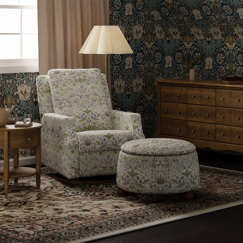 Load image into Gallery viewer, Morris &amp; Co. x Namesake Tuffet Storage Ottoman

