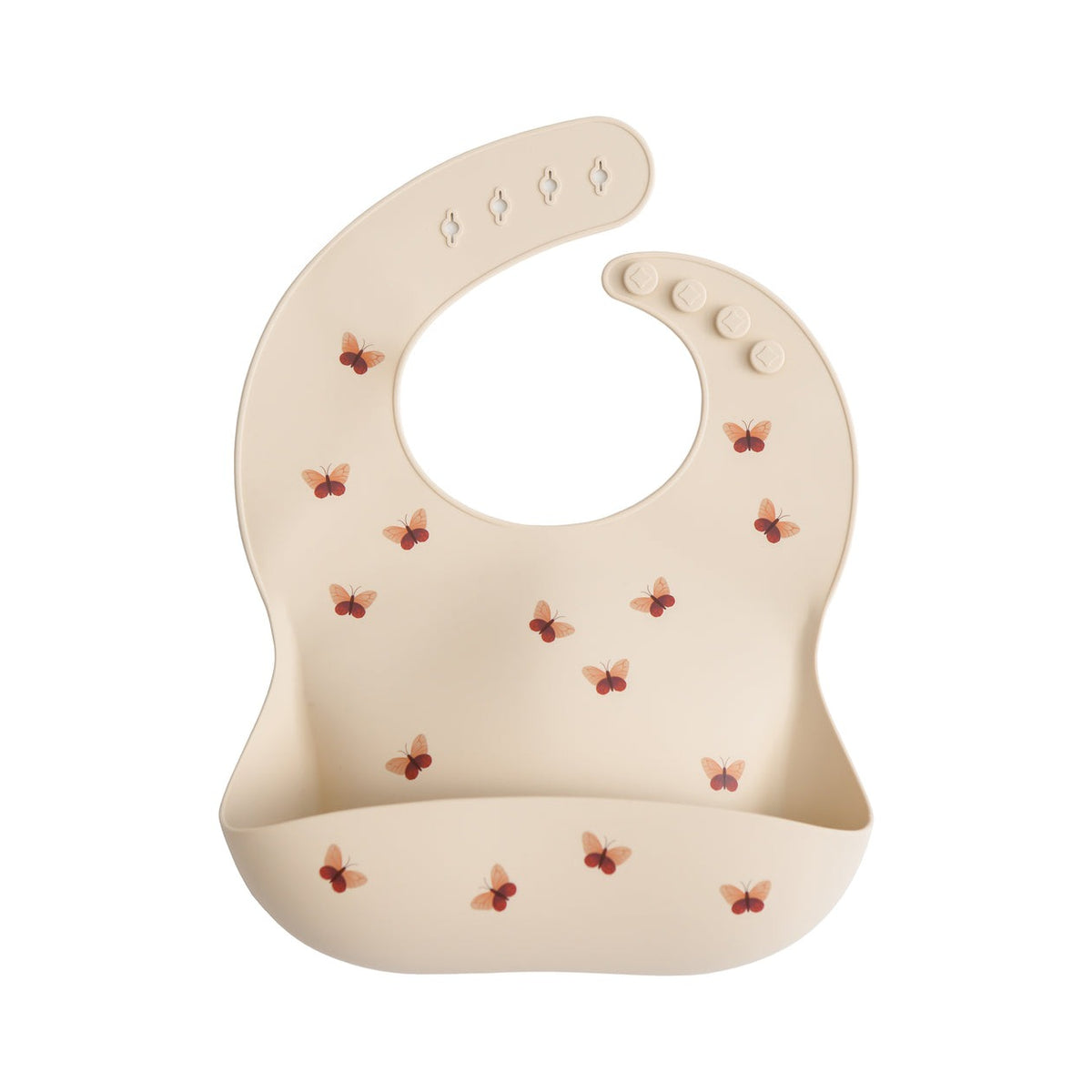 Mushie Baby Bib - Butterflies