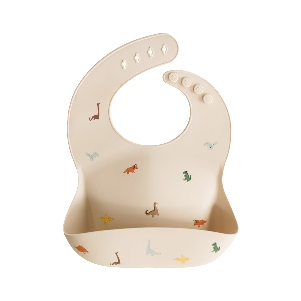 Mushie Baby Bib Dinosaurs