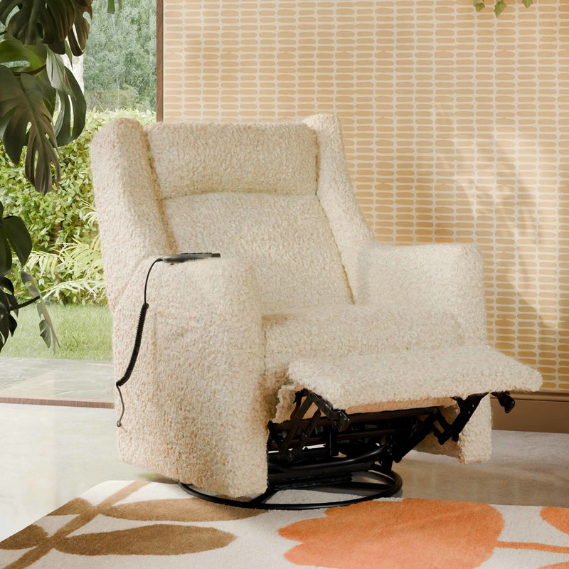 Load image into Gallery viewer, Babyletto Kiwi Deluxe Power Recliner &amp; Swivel Glider with Heat and Massage
