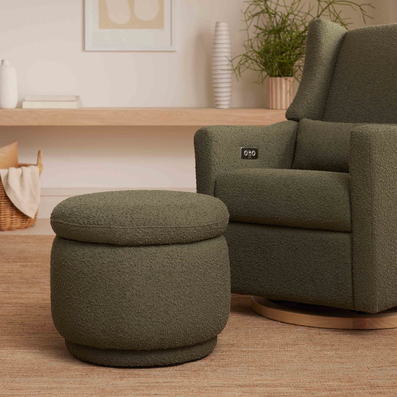 Load image into Gallery viewer, Babyletto Enoki Storage Ottoman in Boucle
