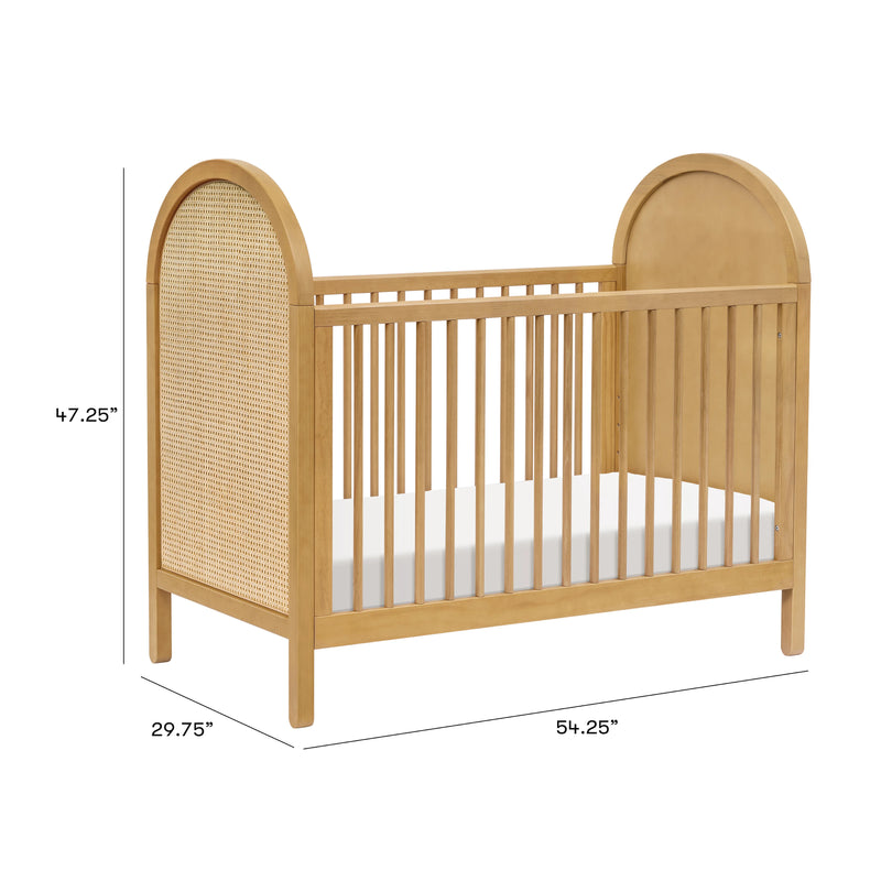 Load image into Gallery viewer, Babyletto Bondi 3-in-1 Convertible Crib with Toddler Bed Conversion Kit
