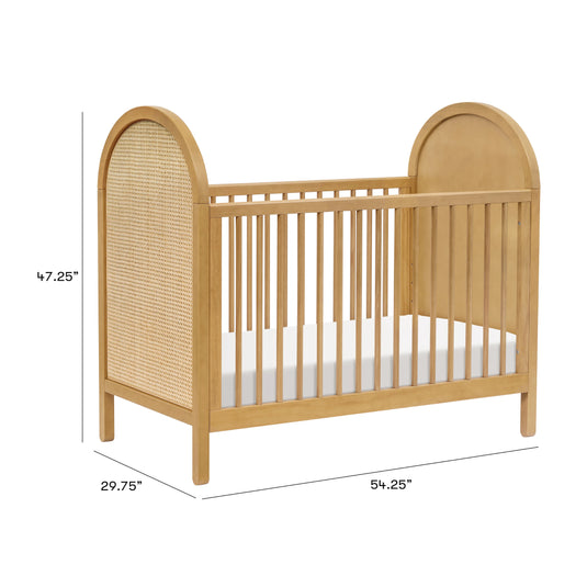 Babyletto Bondi 3-in-1 Convertible Crib with Toddler Bed Conversion Kit