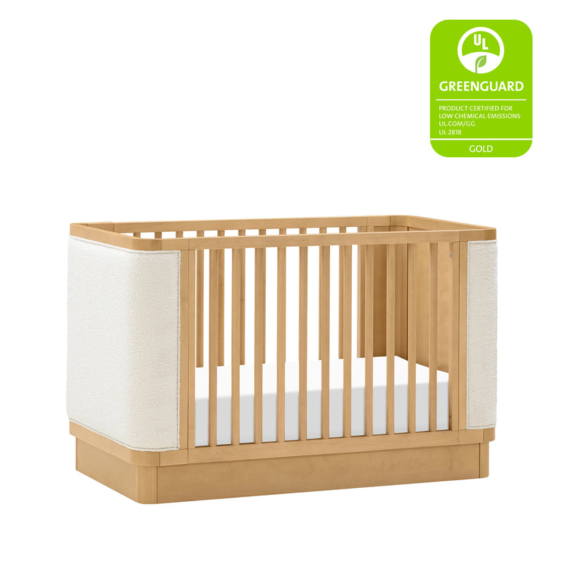 Load image into Gallery viewer, Babyletto Bondi Boucle 4-in-1 Convertible Crib with Toddler Bed Conversion Kit
