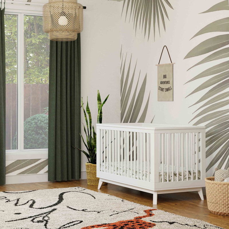 Load image into Gallery viewer, Babyletto Scoot 3-in-1 Convertible Crib with Toddler Bed Conversion Kit
