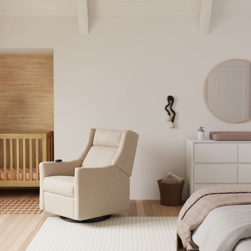 Load image into Gallery viewer, Babyletto Kiwi Deluxe Power Recliner &amp; Swivel Glider with Heat and Massage
