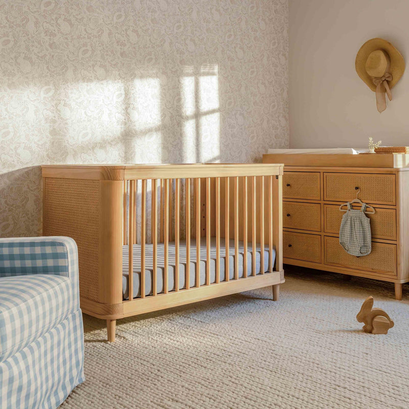 Load image into Gallery viewer, Namesake Marin with Cane 3-in-1 Convertible Crib
