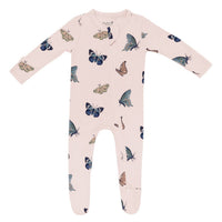 Kyte Baby Zippered Footie - Butterfly