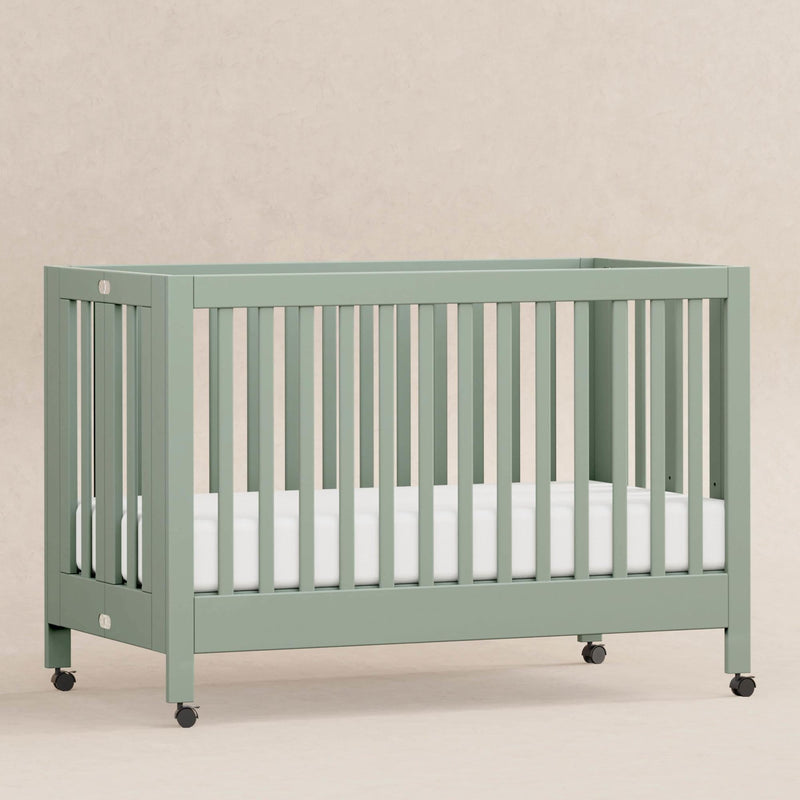 Load image into Gallery viewer, Babyletto Maki Portable Folding Crib with Toddler Bed Conversion Kit
