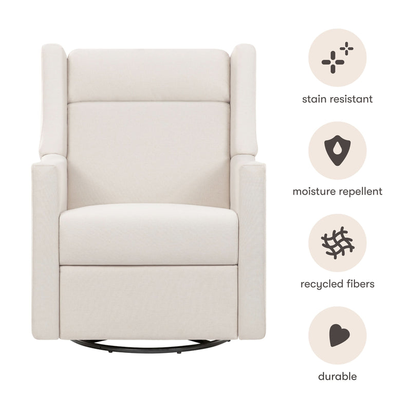 Load image into Gallery viewer, Babyletto Kiwi Deluxe Power Recliner &amp; Swivel Glider with Heat and Massage

