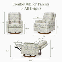 Morris & Co. x Namesake Crewe Recliner and Swivel Glider