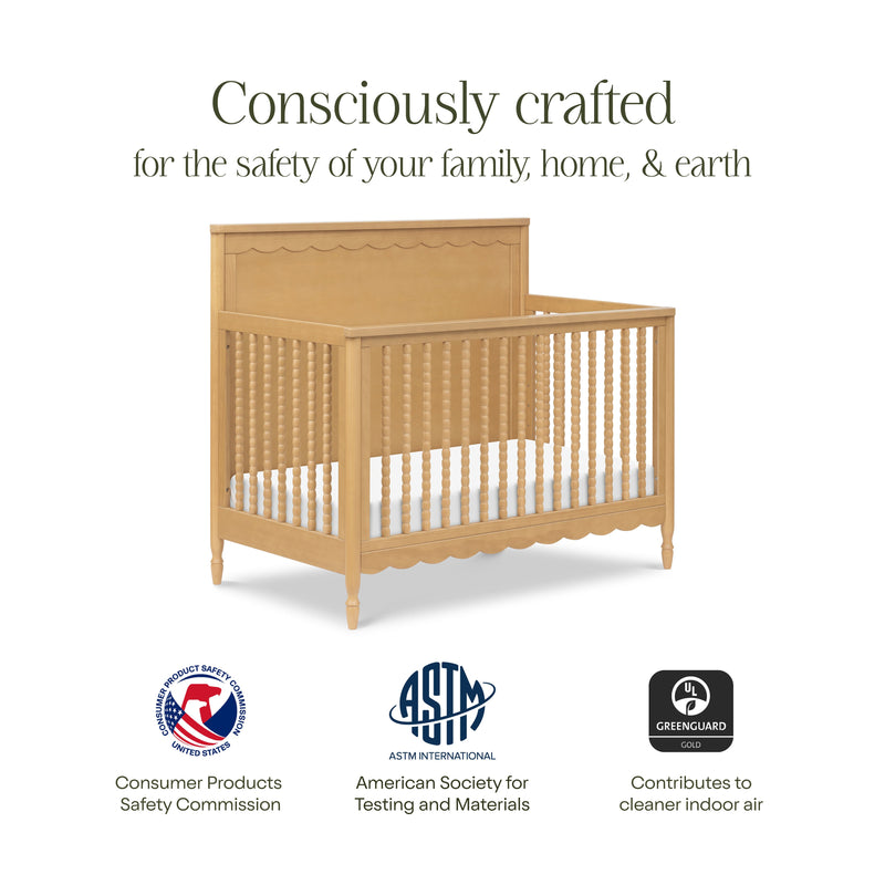 Load image into Gallery viewer, Namesake Ambrosia 4-in-1 Convertible Crib
