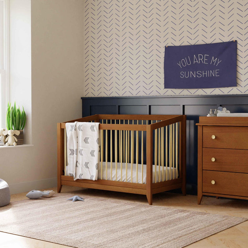Load image into Gallery viewer, Babyletto Sprout 4-in-1 Convertible Crib with Toddler Bed Conversion Kit
