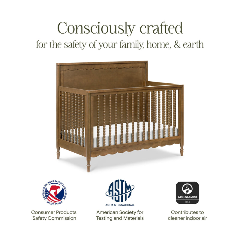 Load image into Gallery viewer, Namesake Ambrosia 4-in-1 Convertible Crib
